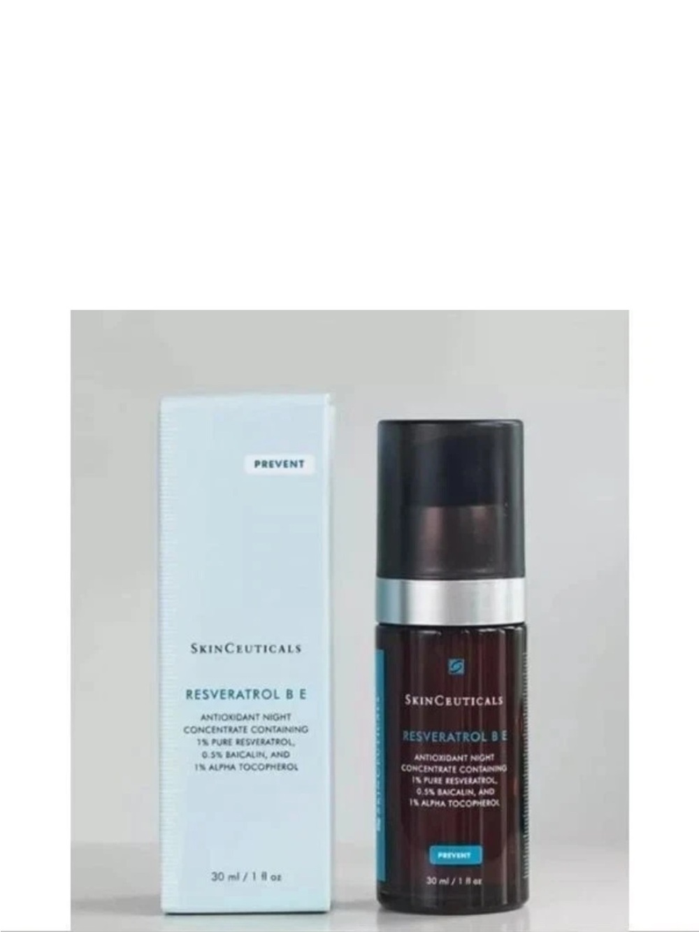 SKINCEUTICALS RESVERATROL B E Night 1Oz / 30ml NIB SEALED EXP-2027